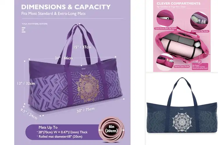 Detailed view of 10 Best Yoga Bags for Stylish & Easy Carry