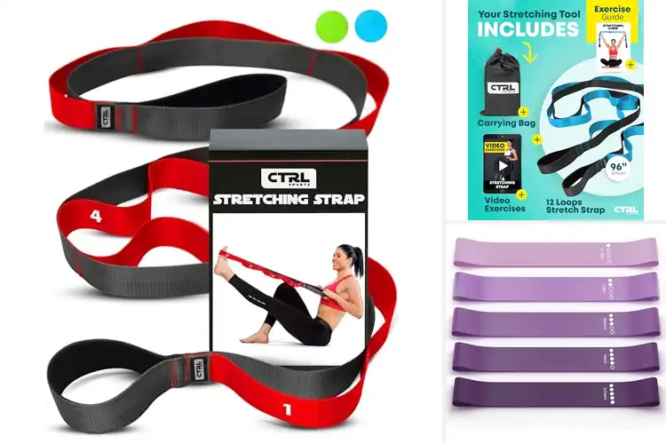 Detailed view of 10 Best Yoga Bands for Deeper, Safer Stretching