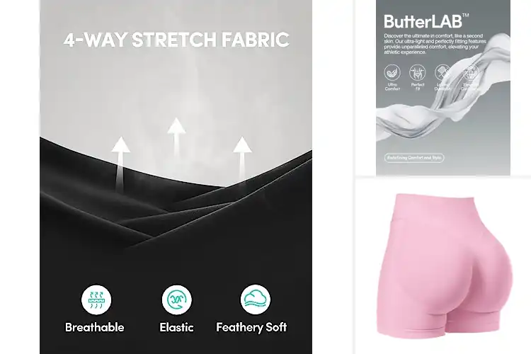 Detailed view of 10 Best Yoga Compression Shorts for Comfort & Support