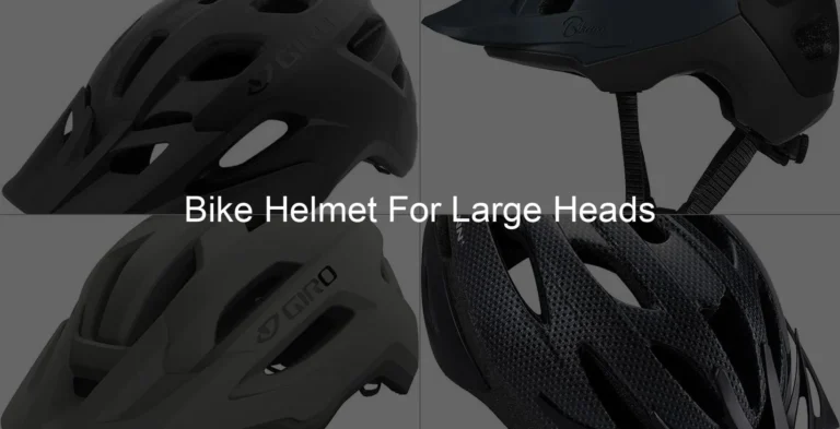 Photo of Bike Helmet For Large Heads