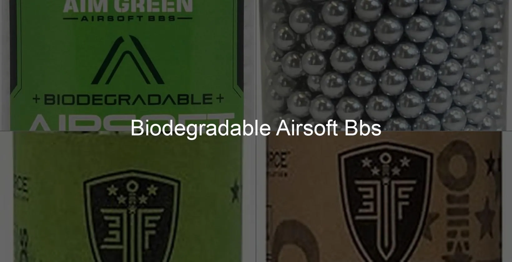 Photo of Biodegradable Airsoft Bbs