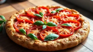 Black Pepper And Cheddar-Crusted Tomato Tart Recipe Photo