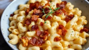 Cauliflower Bacon Mac And Cheese Recipe Photo