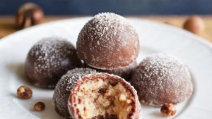 Chocolate And Chestnut Mochi Recipe Photo