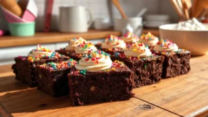 Chocolate Brownies: The Chunky Rainbow Recipe Photo