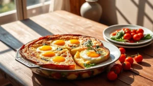Egg-In-Hole Layered Breakfast Bake Recipe Photo
