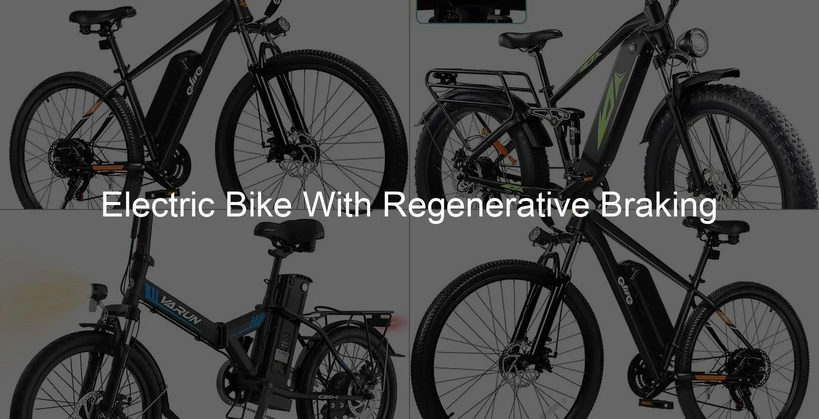 Photo of Electric Bike With Regenerative Braking