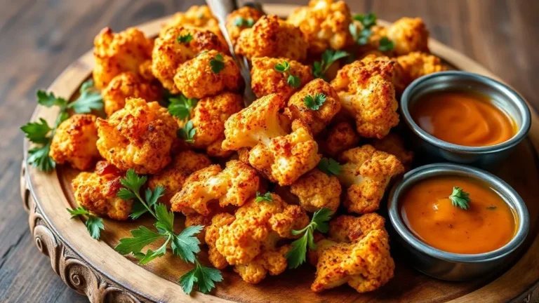 Extra Crispy Spicy Fried Cauliflower Recipe Photo