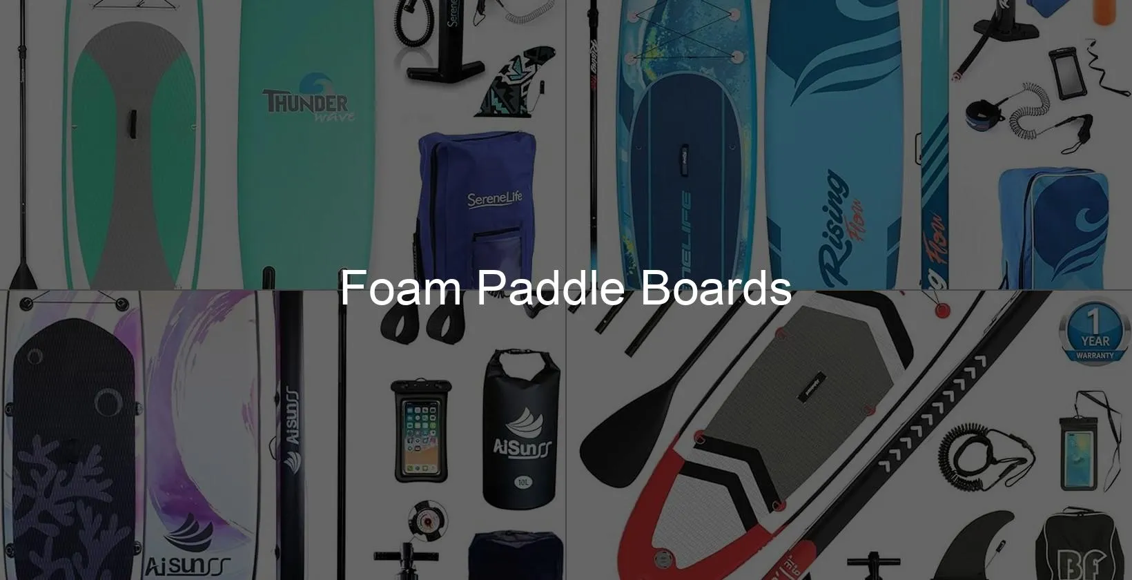 Photo of Foam Paddle Boards