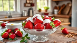 Frozen Yogurt-Covered Strawberries Recipe Photo