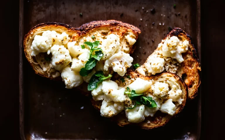 Gluten-Free Cauliflower Toast Recipe Photo