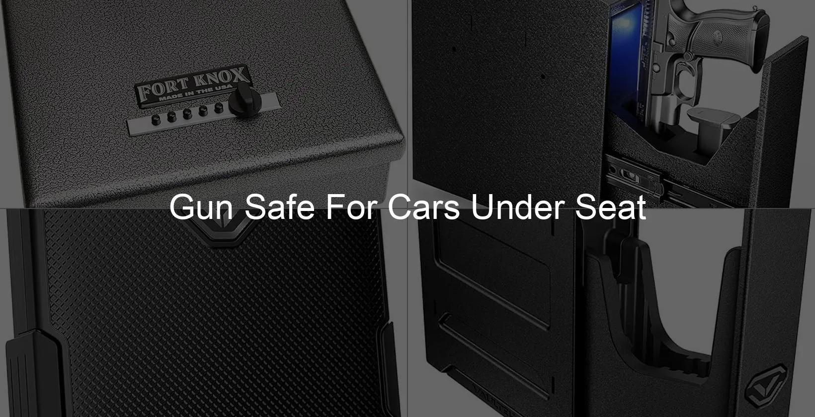 Photo of Gun Safe For Cars Under Seat