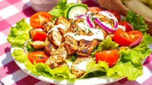 Gyro Chicken Salad Recipe Photo