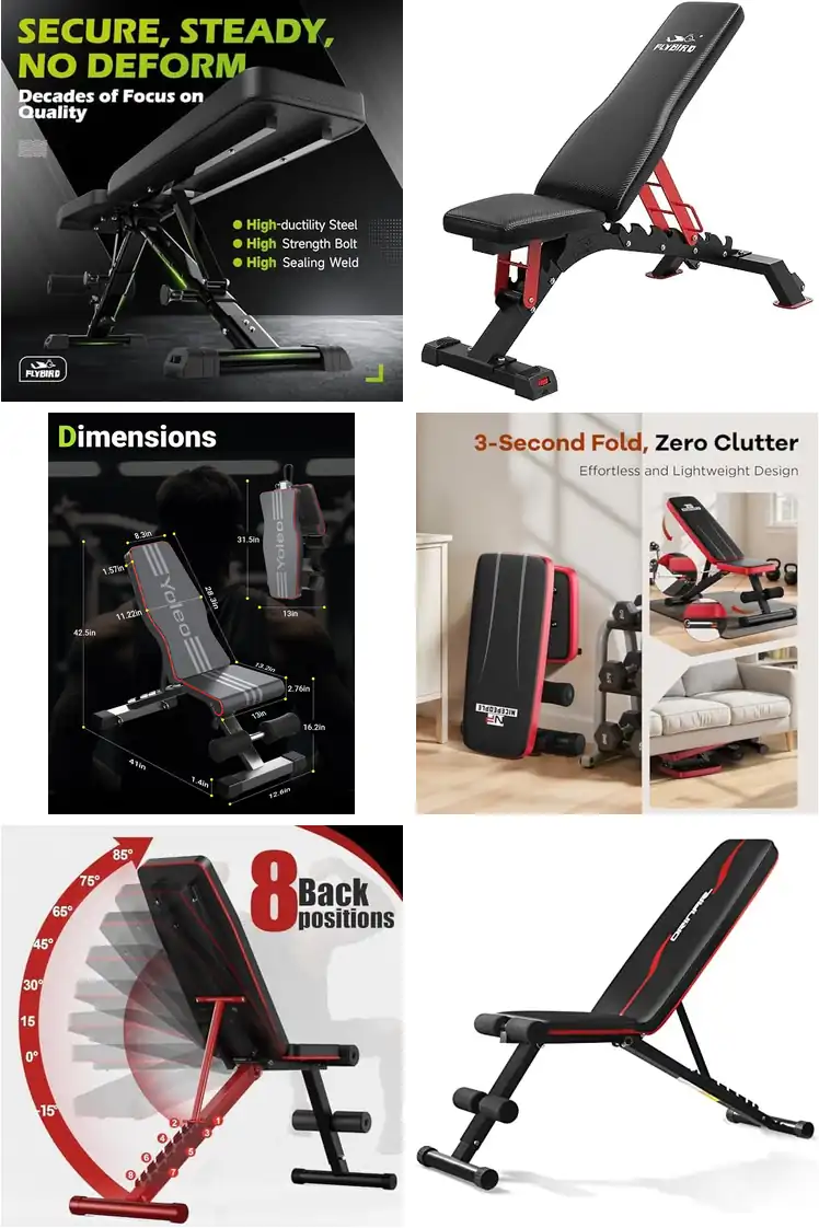 Top 10 Adjustable Weight Benches for Home Workouts