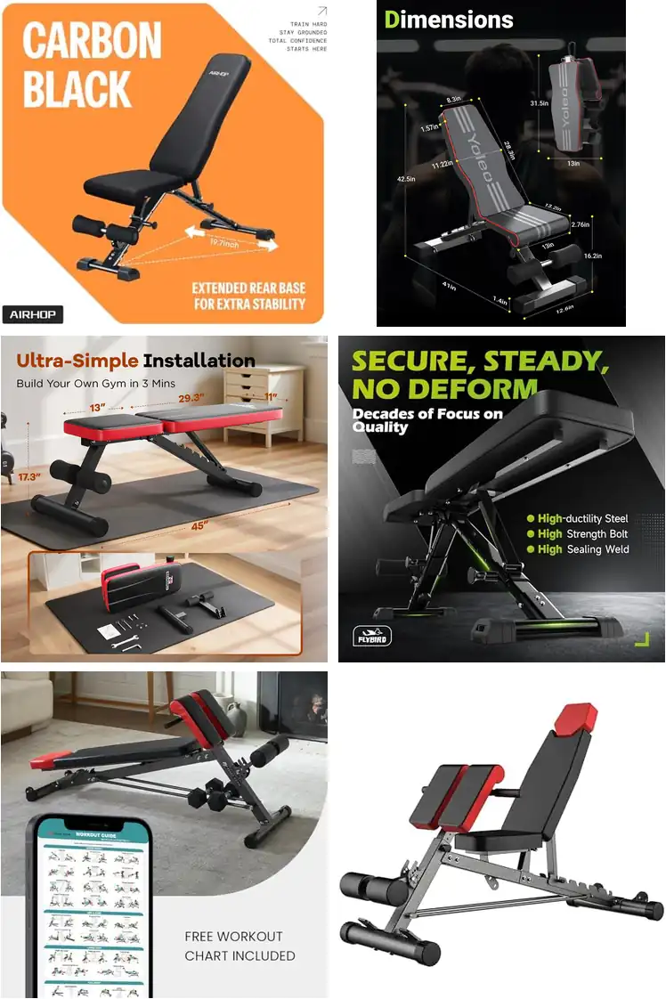 Top 10 Utility Workout Benches to Boost Your Fitness