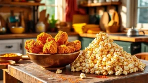 Indian-Style Popcorn Fried Chicken Recipe Photo