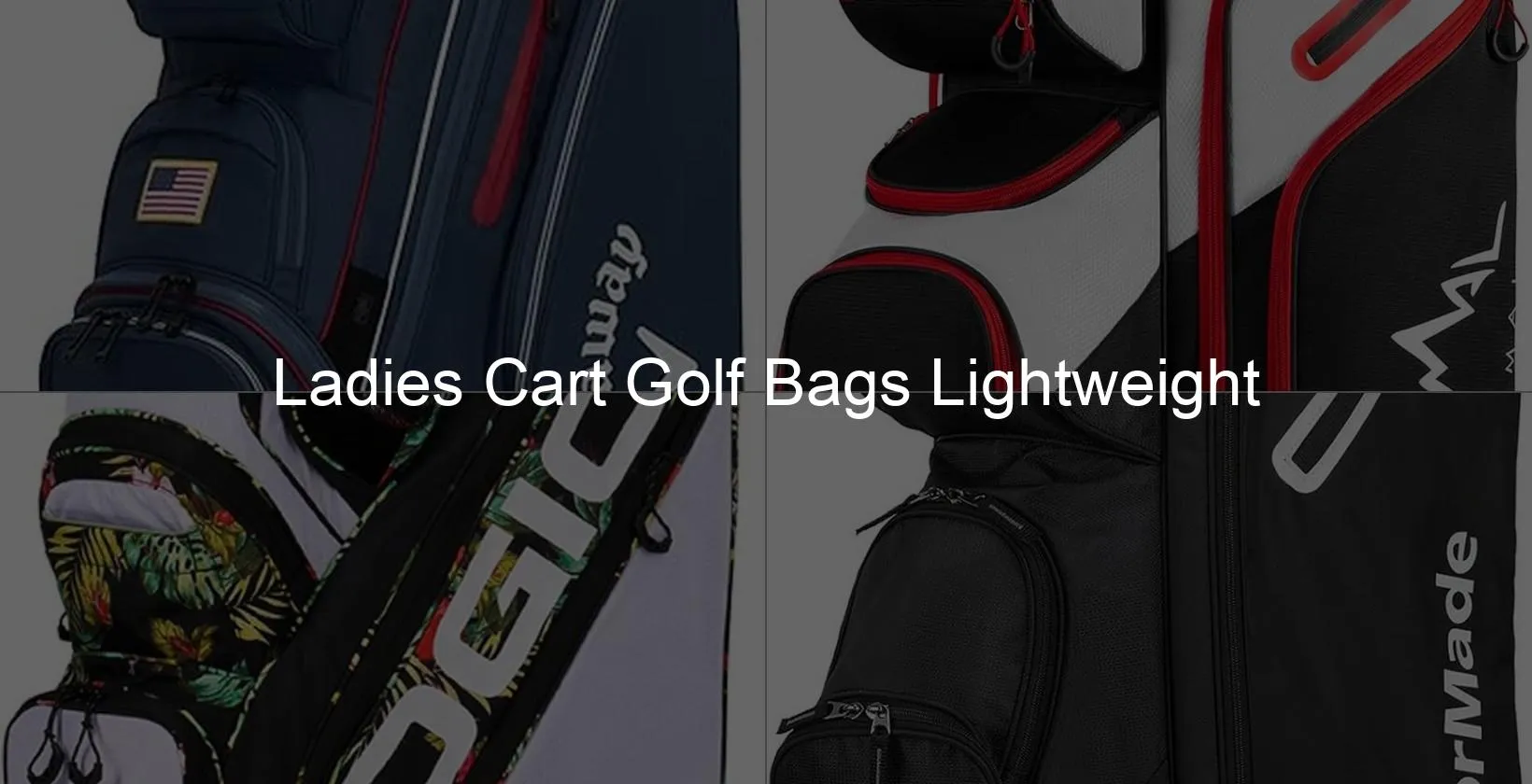Photo of Ladies Cart Golf Bags Lightweight