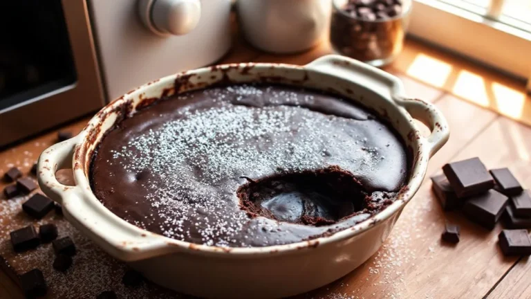 Molten Brownie Pudding Recipe Photo