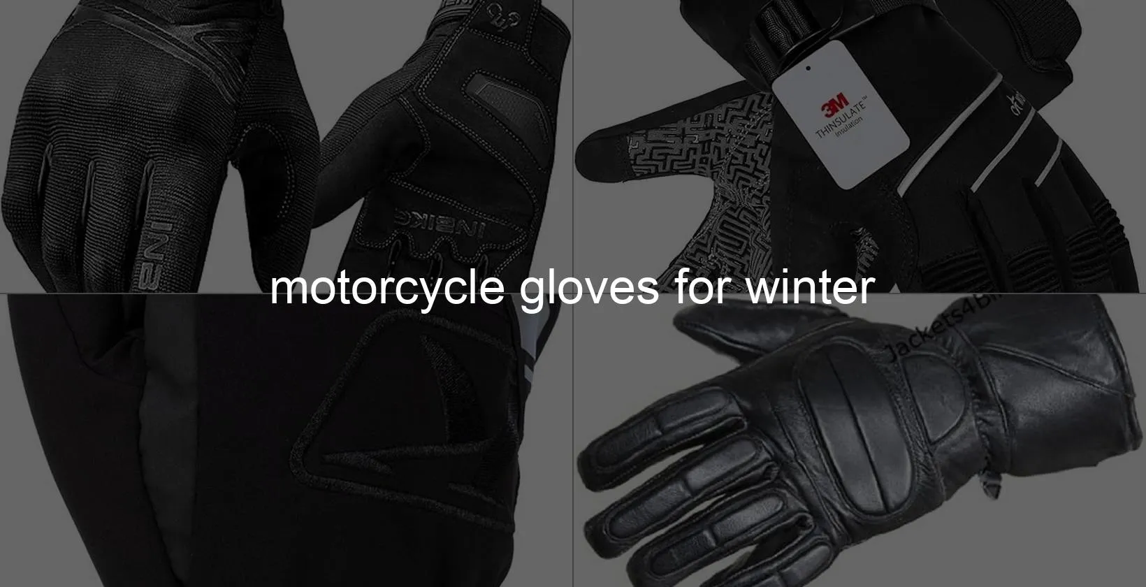 Photo of motorcycle gloves for winter