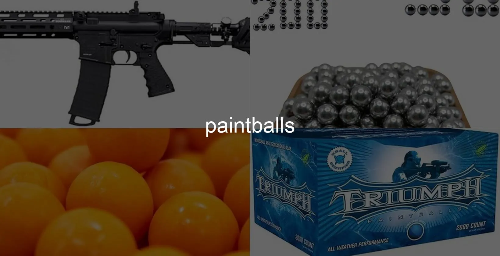 Photo of paintballs