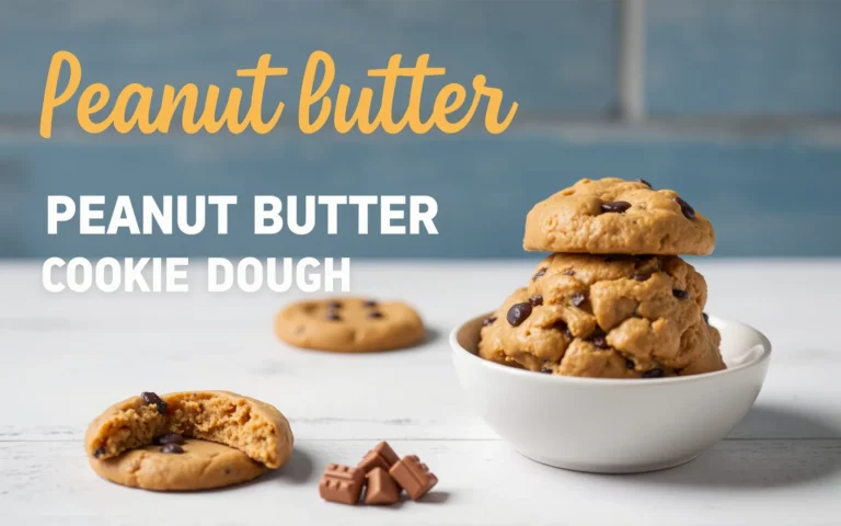Peanut Butter Edible “Cookie Dough” Recipe Photo