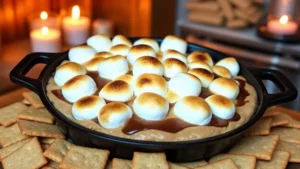 Peanut Butter S’mores Dip Easy Dessert Recipe Photo