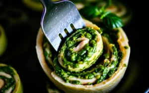 Pesto Turkey Pinwheels Recipe Photo