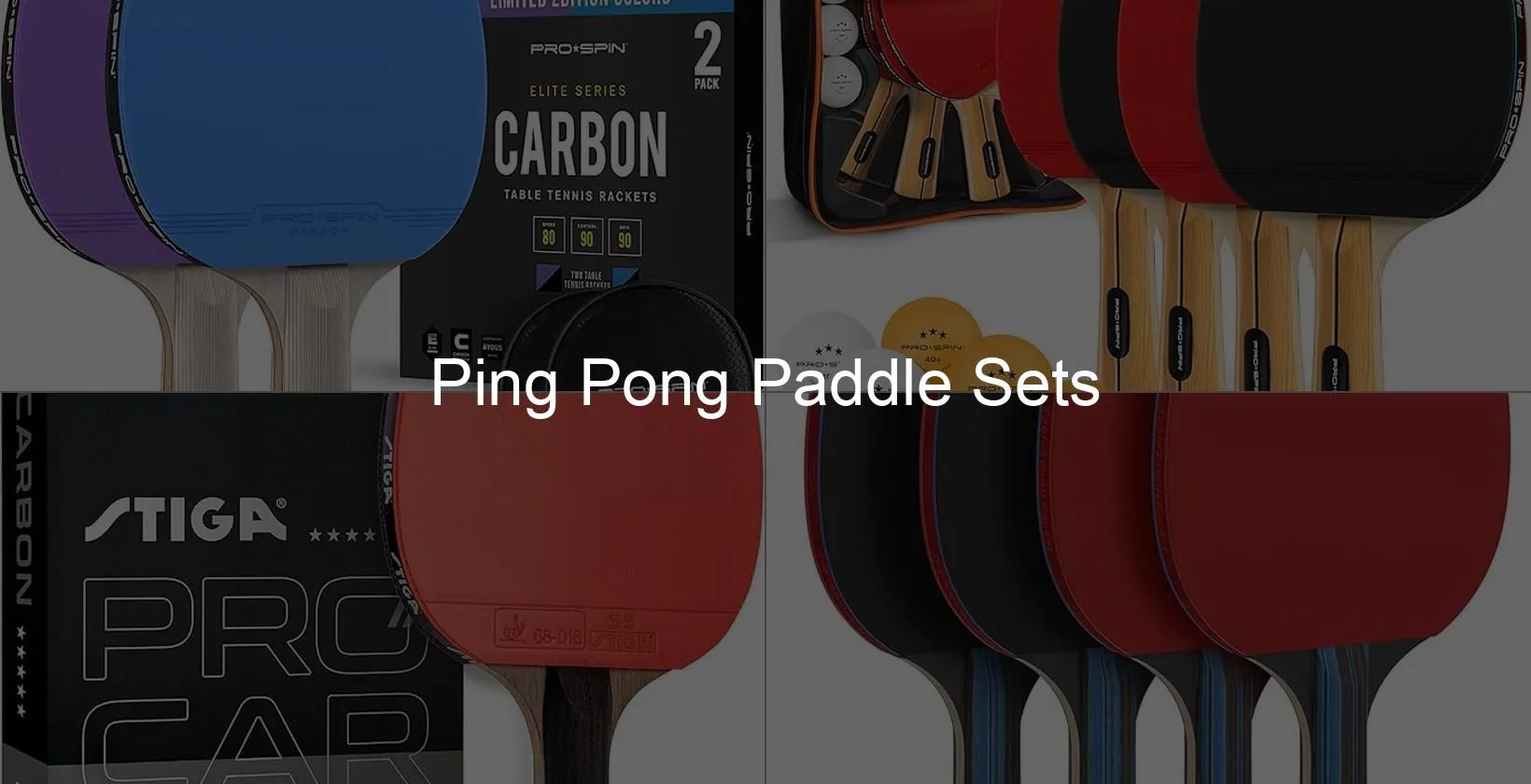 Photo of Ping Pong Paddle Sets