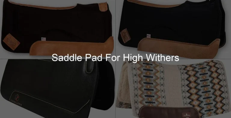 Photo of Saddle Pad For High Withers