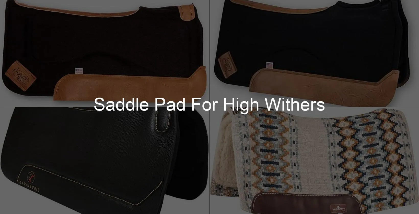 Photo of Saddle Pad For High Withers