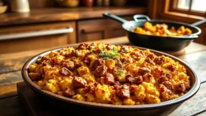 Sausage Cornbread Dressing Recipe Photo