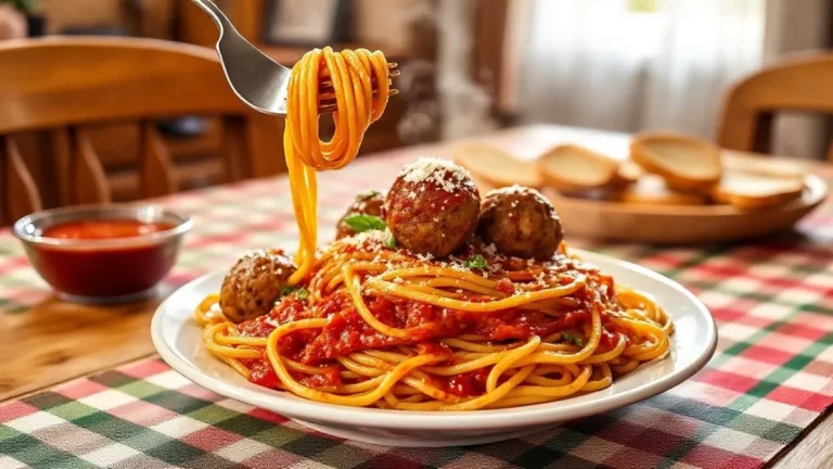 Simple Spaghetti And Meatballs Recipe Photo