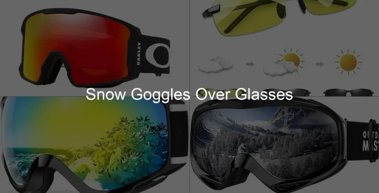 Photo of Snow Goggles Over Glasses