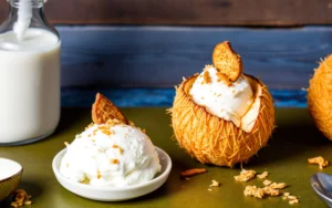 Toasted Coconut Ice Cream Recipe Photo
